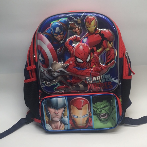 marvel heroes backpack